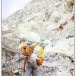 Droga w górę.Kawah Ijen